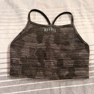 NWT 
NOBULL Heathered Charcoal Seamless Sports Bra
XS